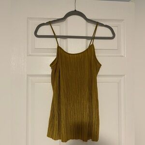 Glamorous Mustard Pleated Camisole